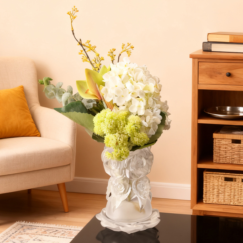 Lost-Wax Casting Lasi Kodinsisustus Kristallilasimaljakko