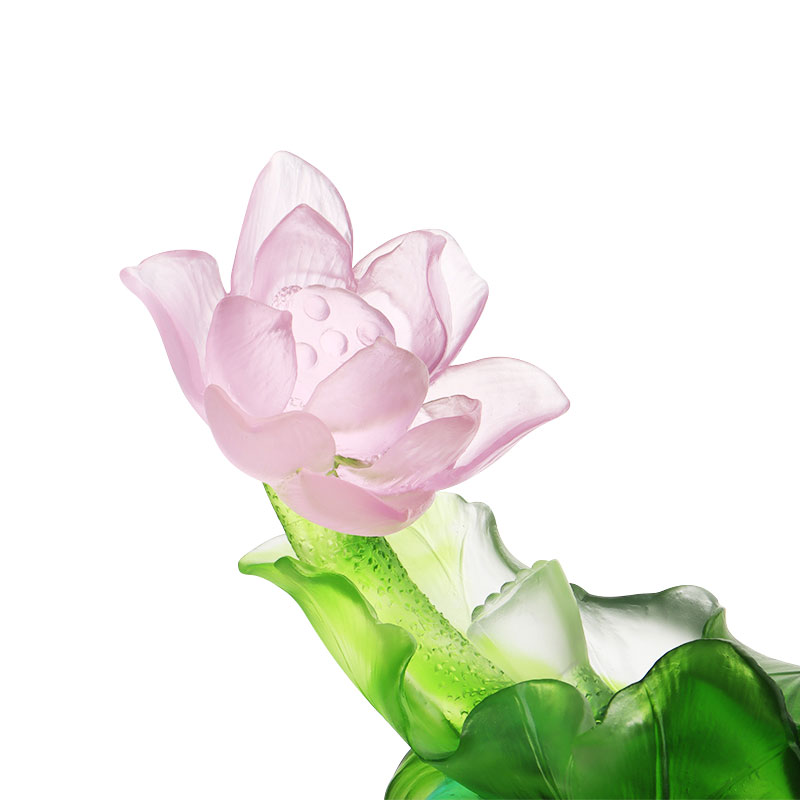 Lotus-sarjan käytävän koristelu kristallilasimaljakkosetti