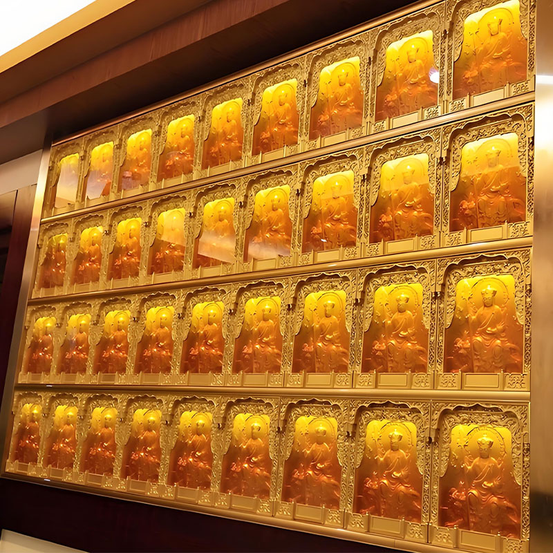 Buddha-alkovi seinäkaappi