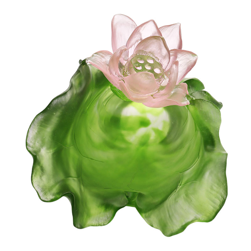 Lotus-sarjan käytävän koristelu kristallilasimaljakkosetti