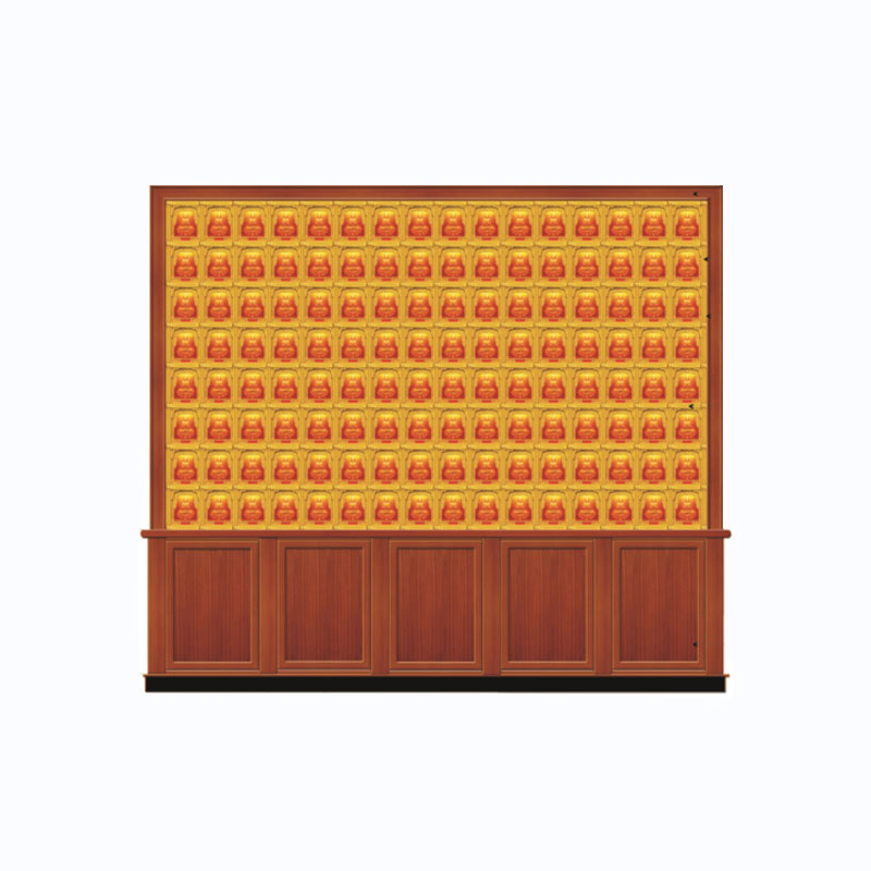 Buddha-alkovi seinäkaappi