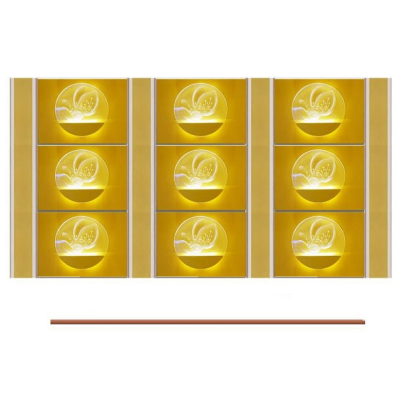 Buddha-alkovi seinäkaappi