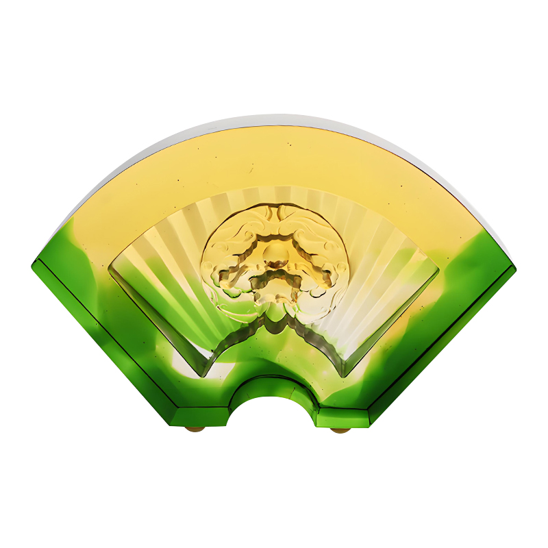 Kiinalaisia ​​viuhkamaisia ​​lasitettuja koristeita