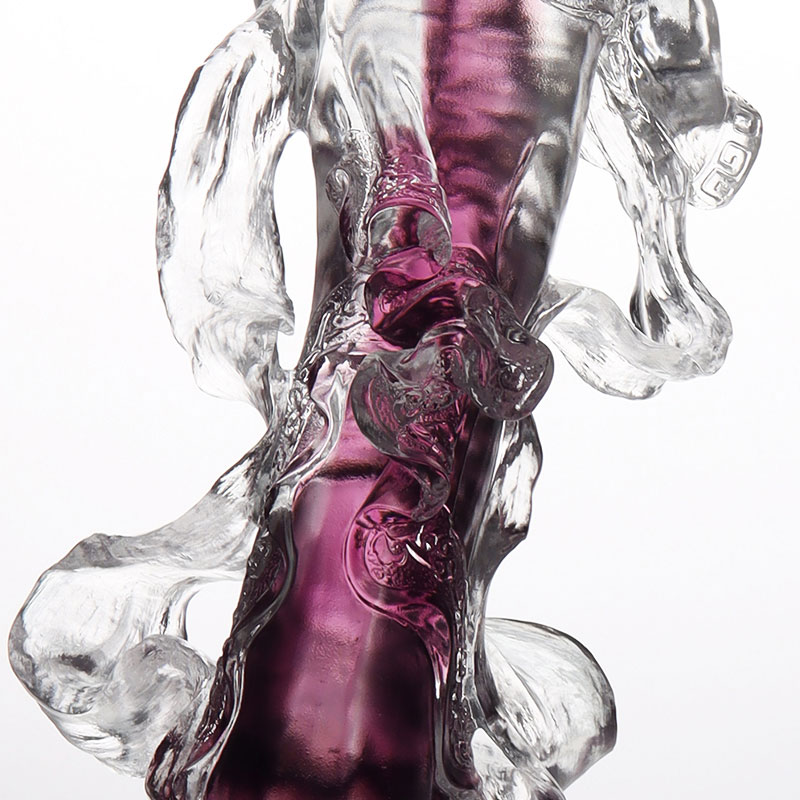 Lentävä kauneus Lasihahmotaidekoristeet