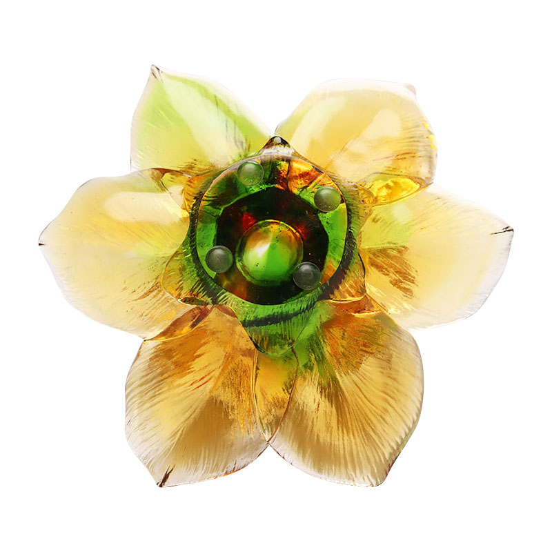 Terälehden muotoinen lasikynttilänjalka