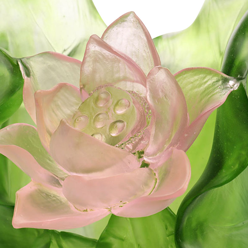 Lotus-sarjan käytävän koristelu kristallilasimaljakkosetti