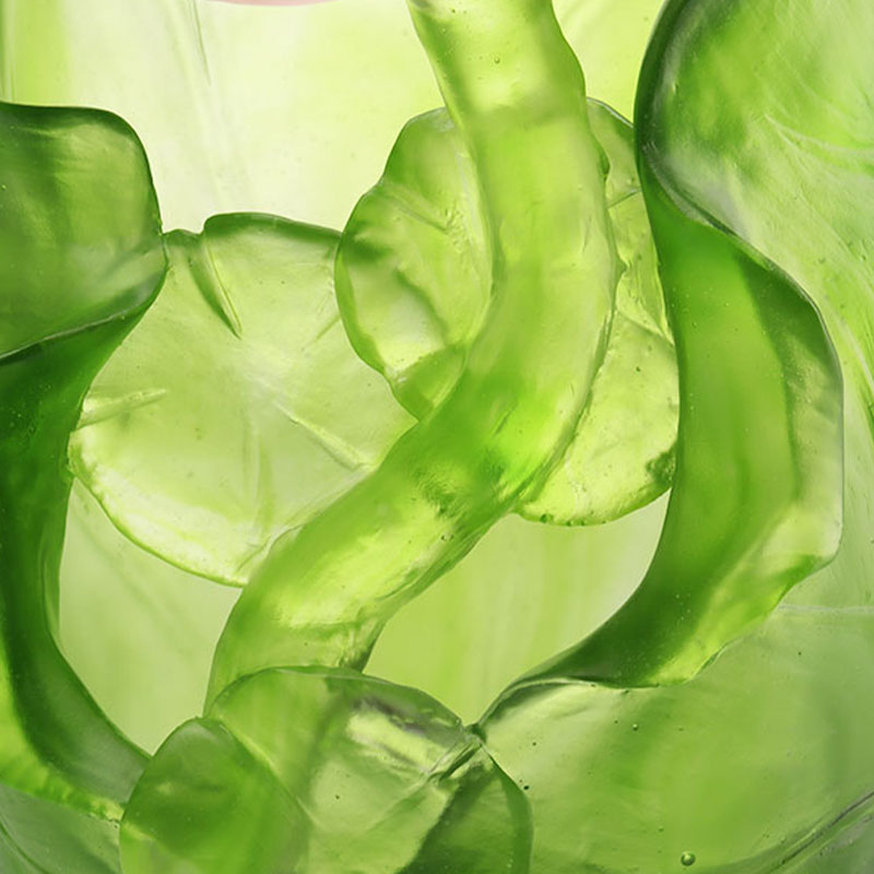 Lotus-sarjan käytävän koristelu kristallilasimaljakkosetti