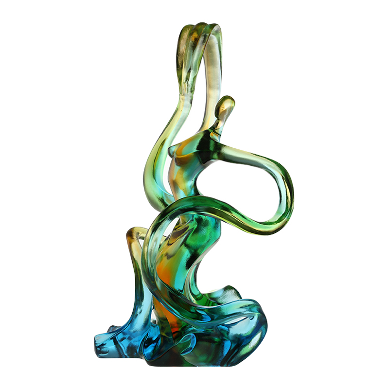 Värilliset lasikoristeet kodin sisustamiseen