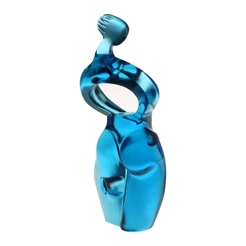 Puhdassinisiä Artemis-taidehahmoja