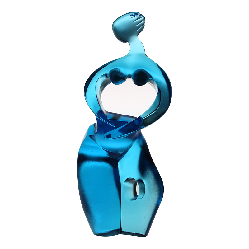 Puhdassinisiä Artemis-taidehahmoja