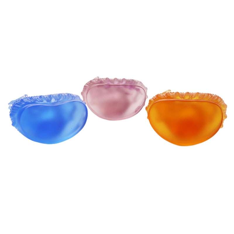 Värikäs Liuli Crystal Medicine Buddha -patsas