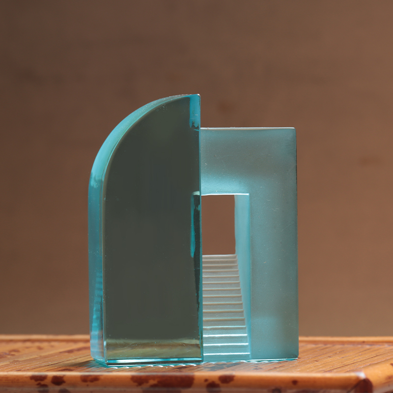 Gradienttisininen himmeä lasi kiinalaiset leikkikalut