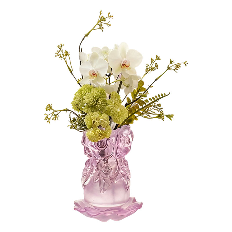 Lost-Wax Casting Lasi Kodinsisustus Kristallilasimaljakko 